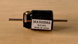 Mashima Motor 12 Volt Metall DC - Made in Japan - 11 x 20mm