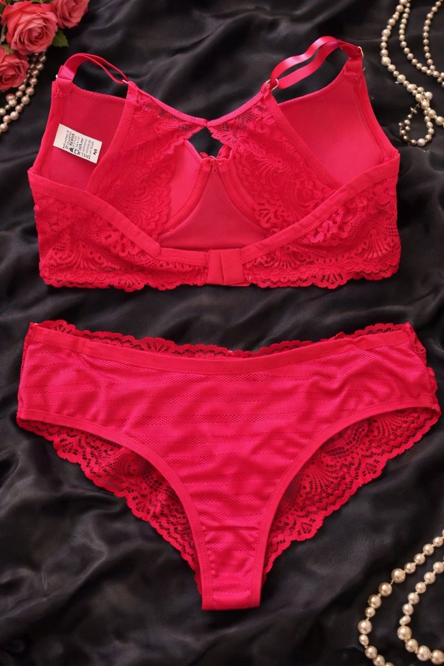 Altra biancheria intima: Ensemble lingerie Rouge neuf - Taille 38/M – Nuovo e nell'imballaggio originale da La Chaux de fonds venduto da Folylove 2