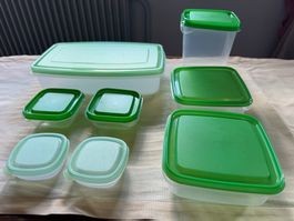 Praktische Vorratsdosen-Set, grün, 8 Teile