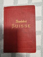 Antiker Baedecker Reiseführer la Suisse über 100 Jahre alt