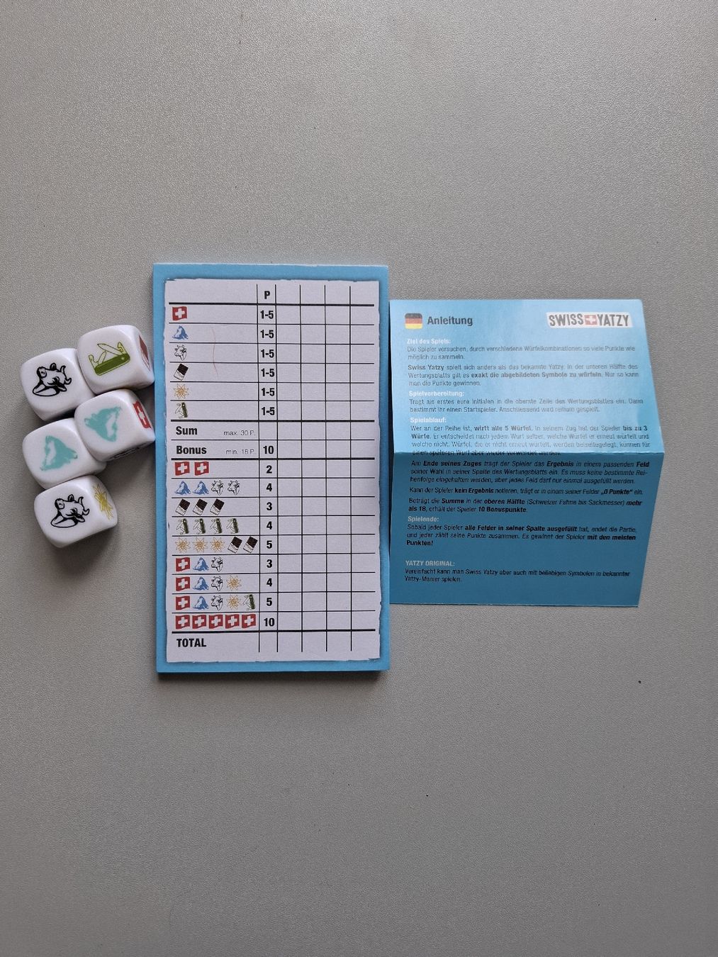 Giochi: SWISS YATZY – Nuovo (secondo la descrizione) da Aarau venduto da chr_mvm9