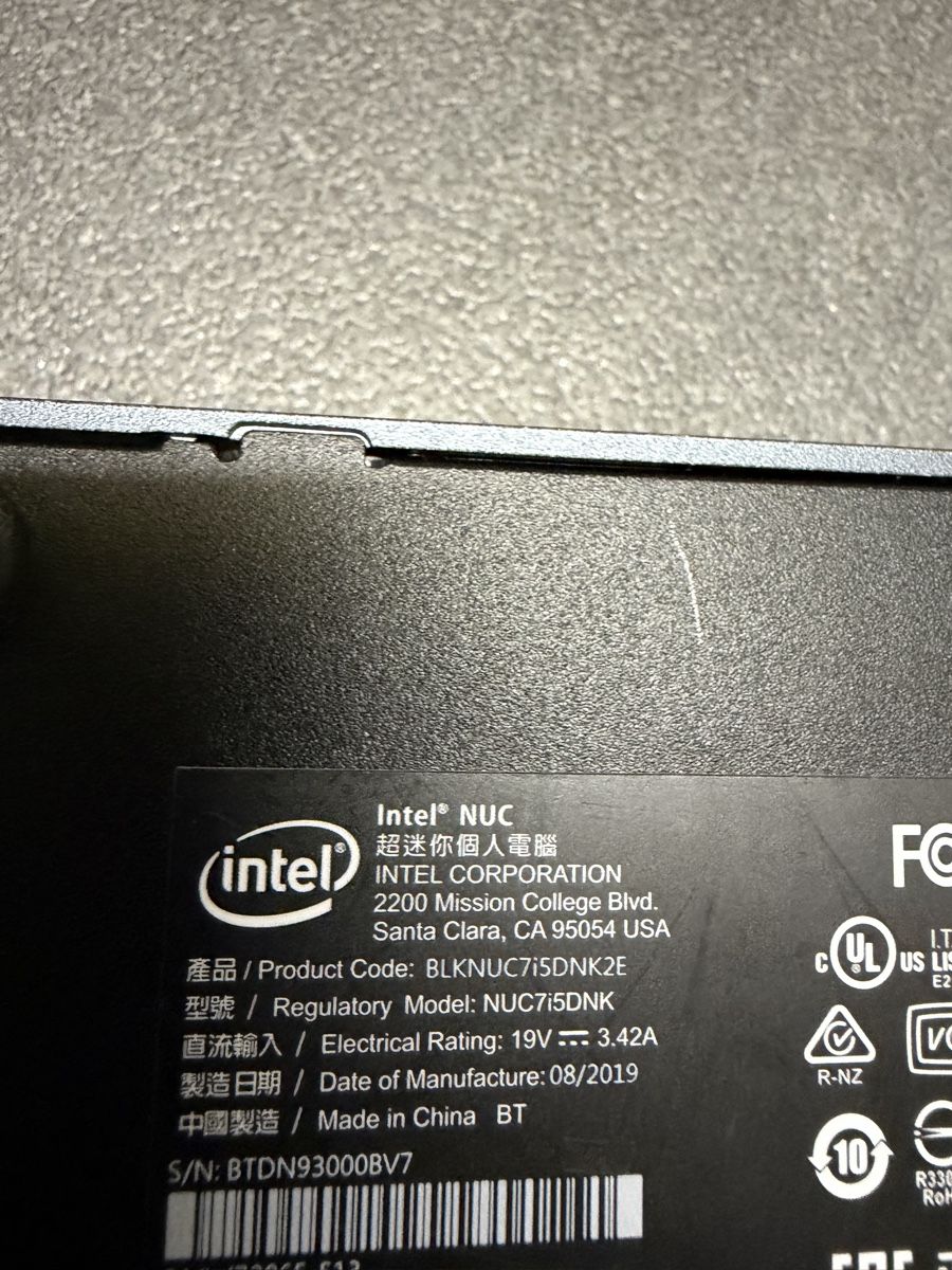 Intel PCs: Intel NUC NUC7i5DNK2E Mini PC mit Netzteil, gebraucht – Gebraucht aus Bünzen von Cozmo82 3