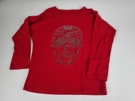 Langarm T-Shirt Rot