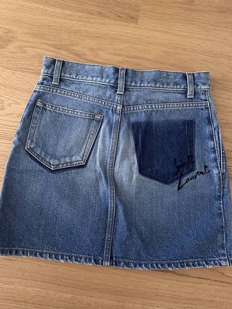 Gonna jeans Yves Saint Laurent, taglia 25