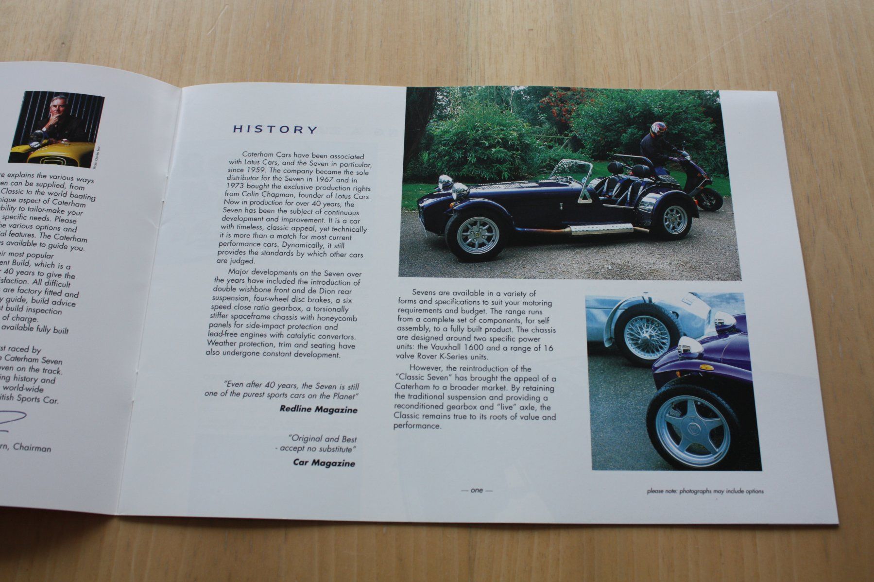Lotus Dokumente: Caterham Super Seven Prospekt – Gebraucht aus Wikon von erwin400 2