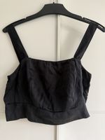 Intimissimi schwarzes Top Gr. M mit Spitze und Seide