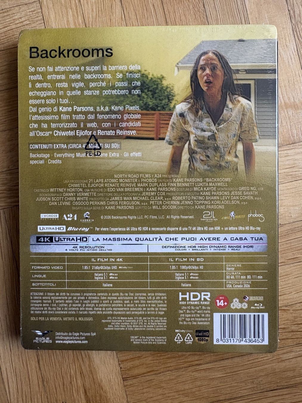 Tutti i DVDs: Backrooms - mit Slipcover - 4K UHD + Blu-ray – Nuovo e nell'imballaggio originale da Zürich venduto da Malcom 1