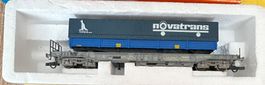 H0/DC Roco 46369 Hupac Taschenwagen in OVP