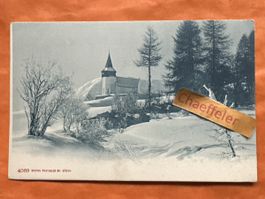  Winterlandschaft mit Kirche. der Ort ist nicht bekannt.