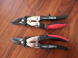 Blechscheren Set Würth Zebra links rechts