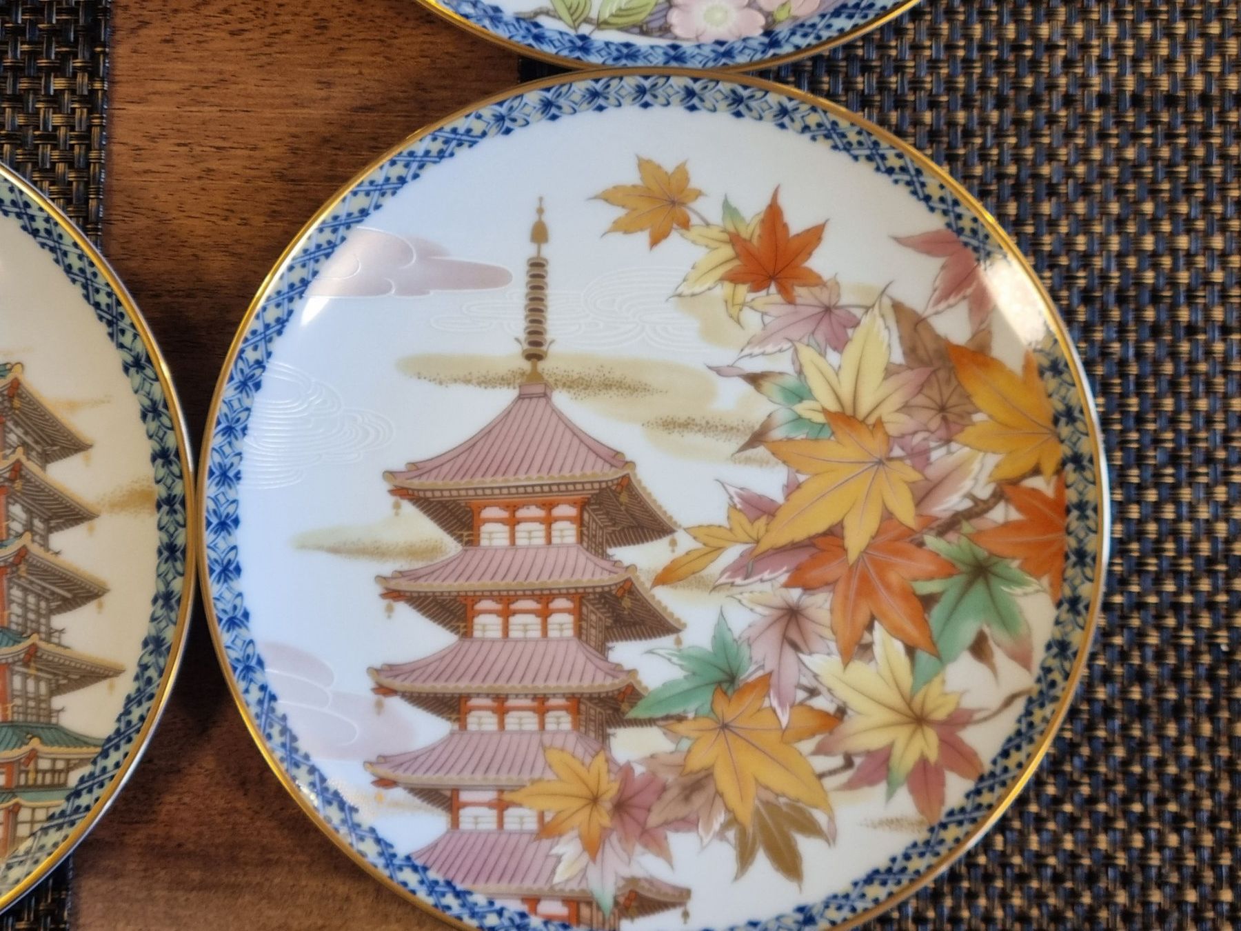 Noritake Piatti: Noritake Japan Four Seasons 1978 Wandteller Set – Usato da Scharnachtal venduto da devin03 7