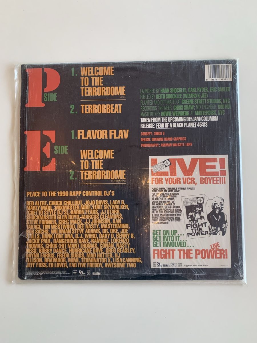 Dischi in vinile: Public Enemy, Welcome to the terror dome – Nuovo (secondo la descrizione) da Zuchwil venduto da Stein87 1
