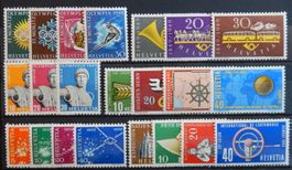 Schweiz Lot mit alten Werten MNH ** I