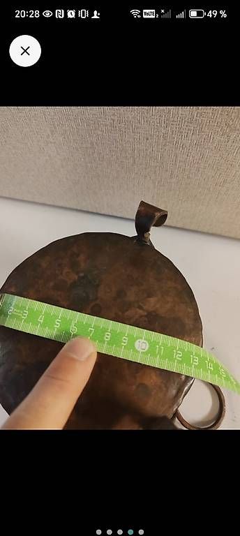 Pentole: Antiker Kupfertopf, Höhe 16cm, mit Füssen – Usato da Wila venduto da neu_s8qs 1