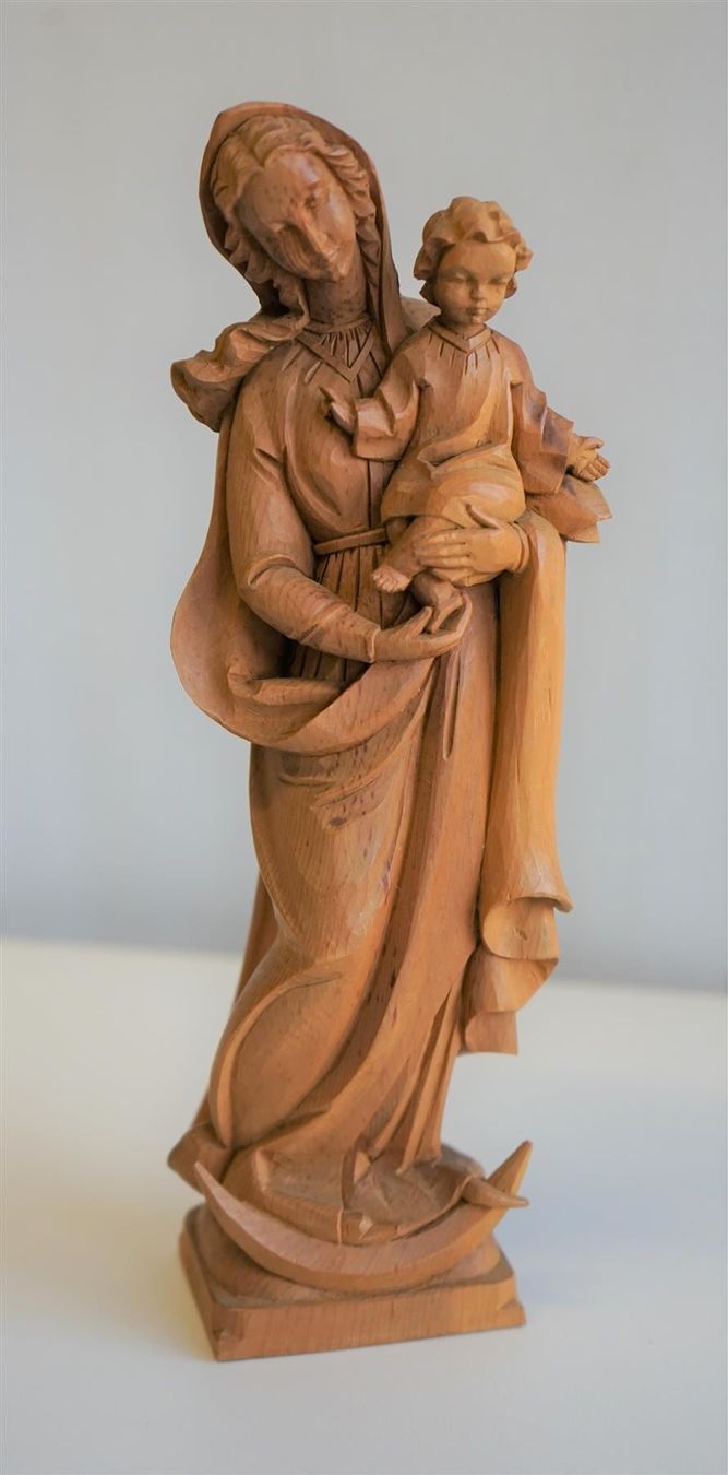 Sculture & Statue: Maria, geschnitzt – Usato da Brienz BE venduto da P.Edelweiss