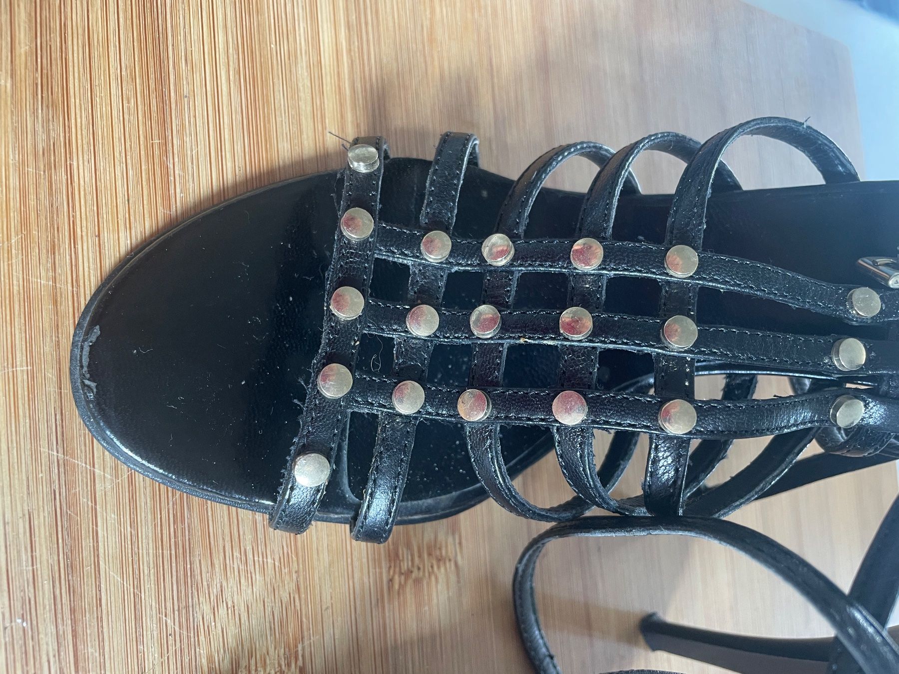 Bagatt Scarpe da donna: Schwarze Leder-Sandaletten BAGATT – Usato da Coldrerio venduto da Theres2004 2