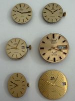 Uhrwerke 6 Stck. Omega, Ogival, Juvenia, Urech, diverse