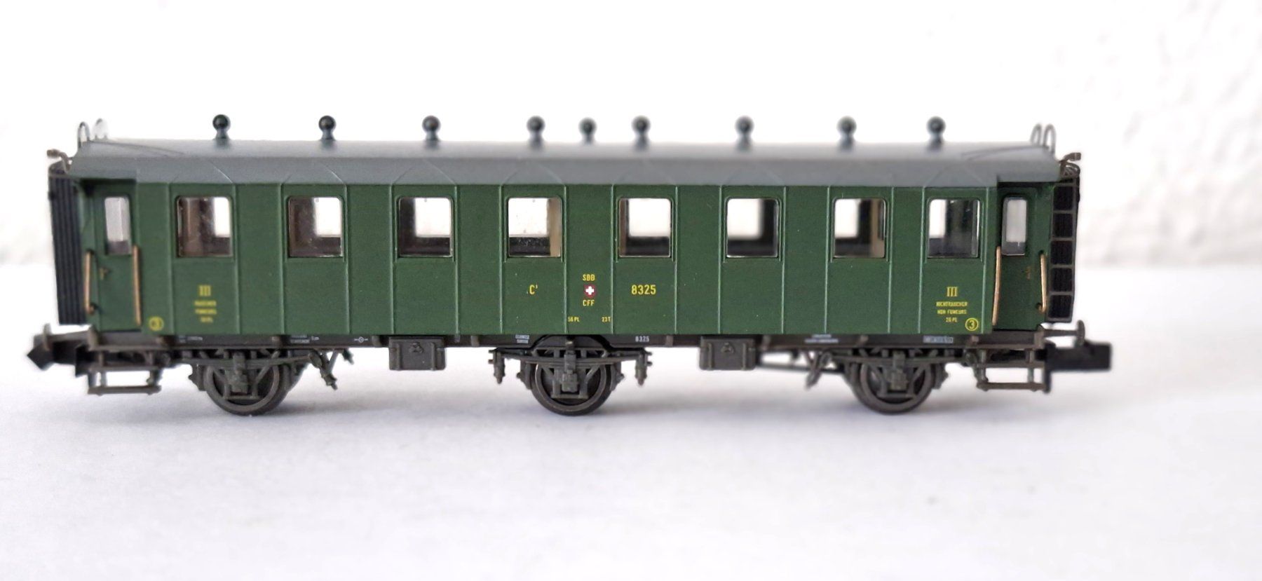 Piko Modellini di ferrovie: Piko C3 SBB Wagen 8325 – Usato da Biberist venduto da Ntrains