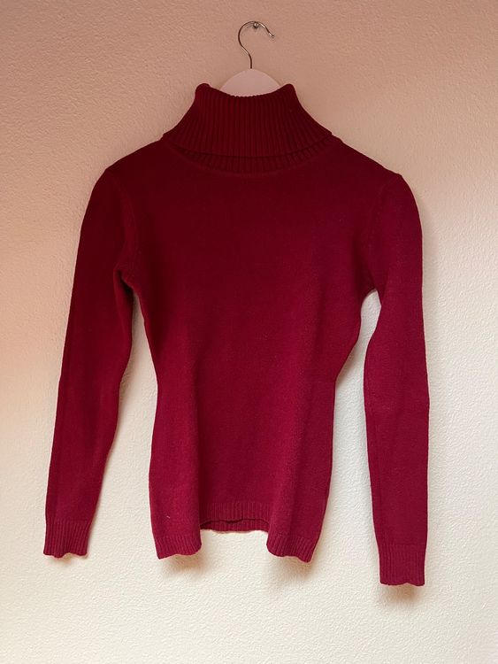 Pull à Col Roulé Pour Homme - Élégant Pull En Tricot Pour Homme - Avec Col Jacquard - Couleur Unie - Tricoté - Col Montant - Pull à Manches Longues