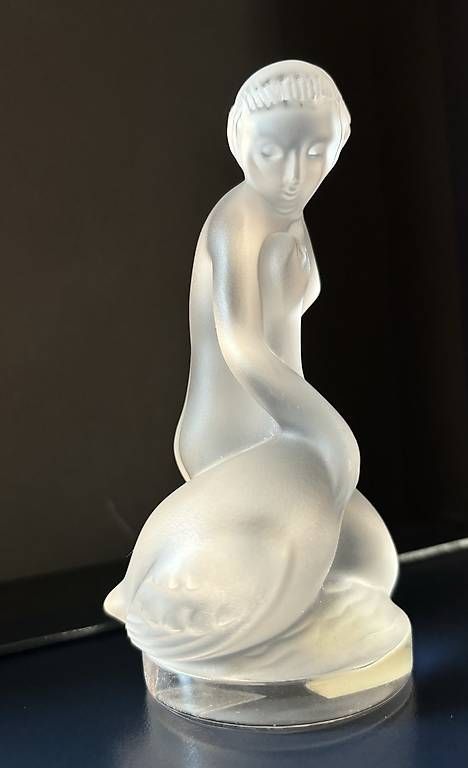 Sculture & Statue: LALIQUE VINTAGE NUDE MIT GANS – Usato da Adlikon b.Regensdorf venduto da Crystaldragon09 3