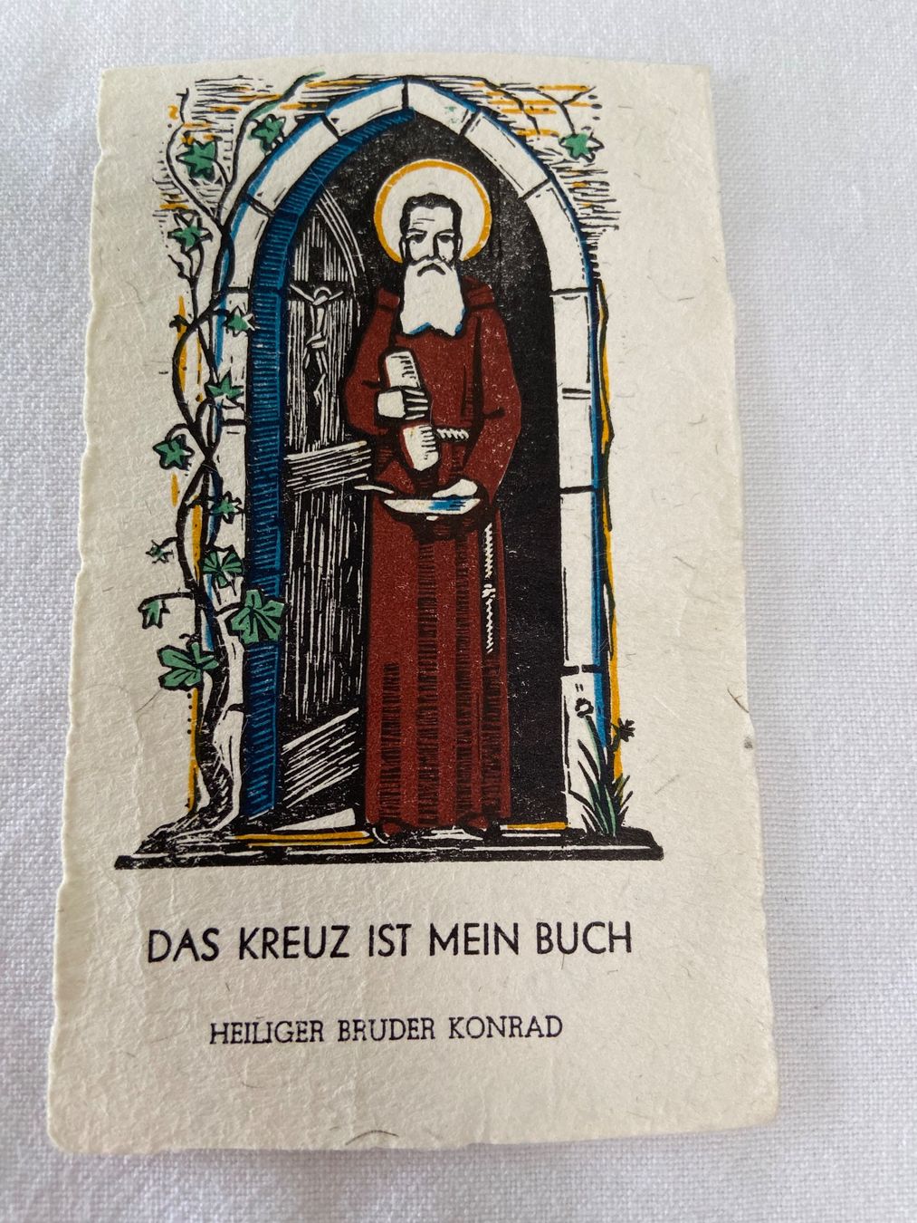 Foto & Immagini: Heiliger Bruder Konrad  Heiligenbildchen Andachtsbild – Usato da Luzern venduto da waterfront1