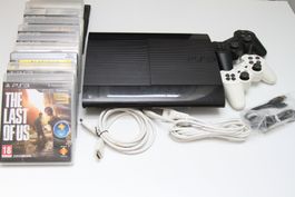 Sony Playstation 3 super slim (PS3) mit Spielen