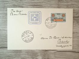 TR54 Enveloppe + Timbre Suisse 1938