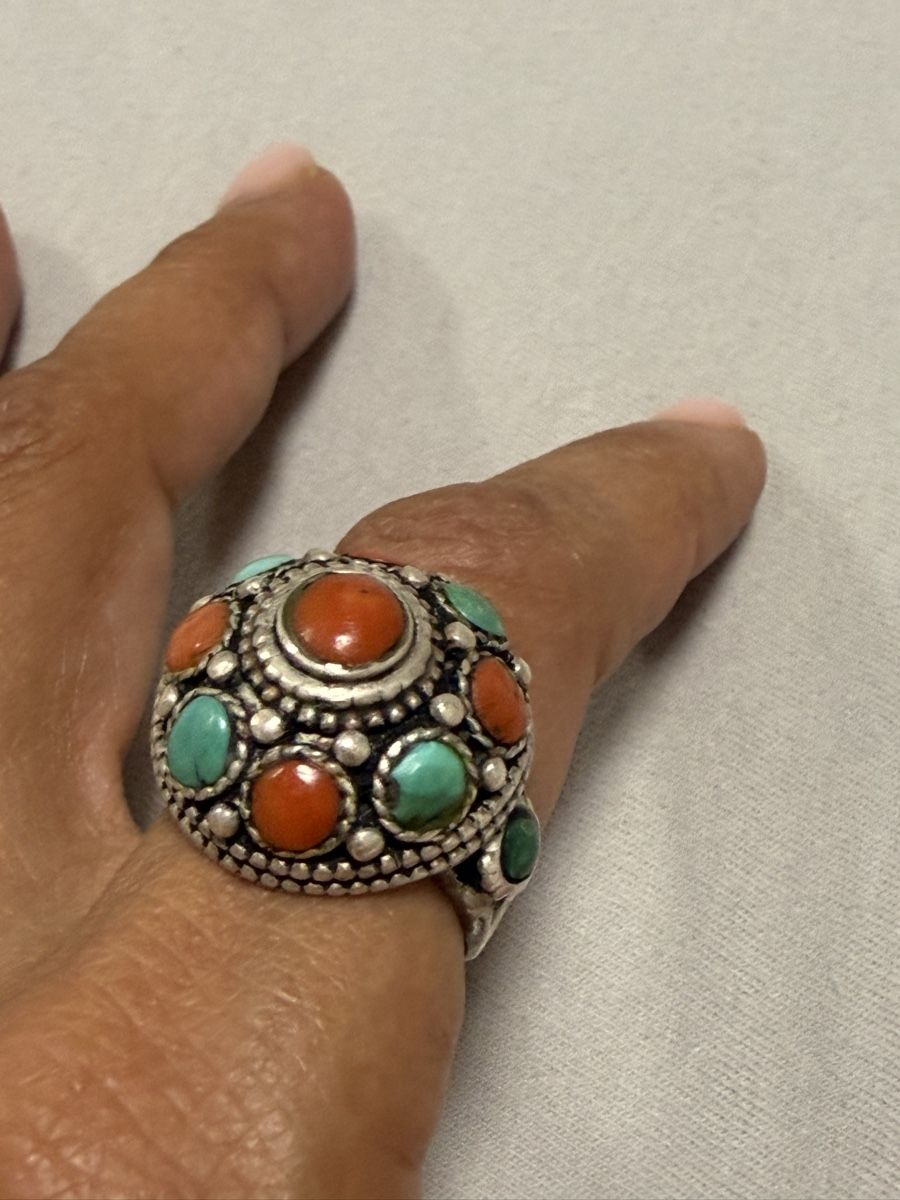 Anelli: Ring mit Korallen und Turkis – Usato da Oberhof venduto da RealStone 8