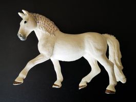 Schleich Pferd Stute weiss mit silbernen Hufen