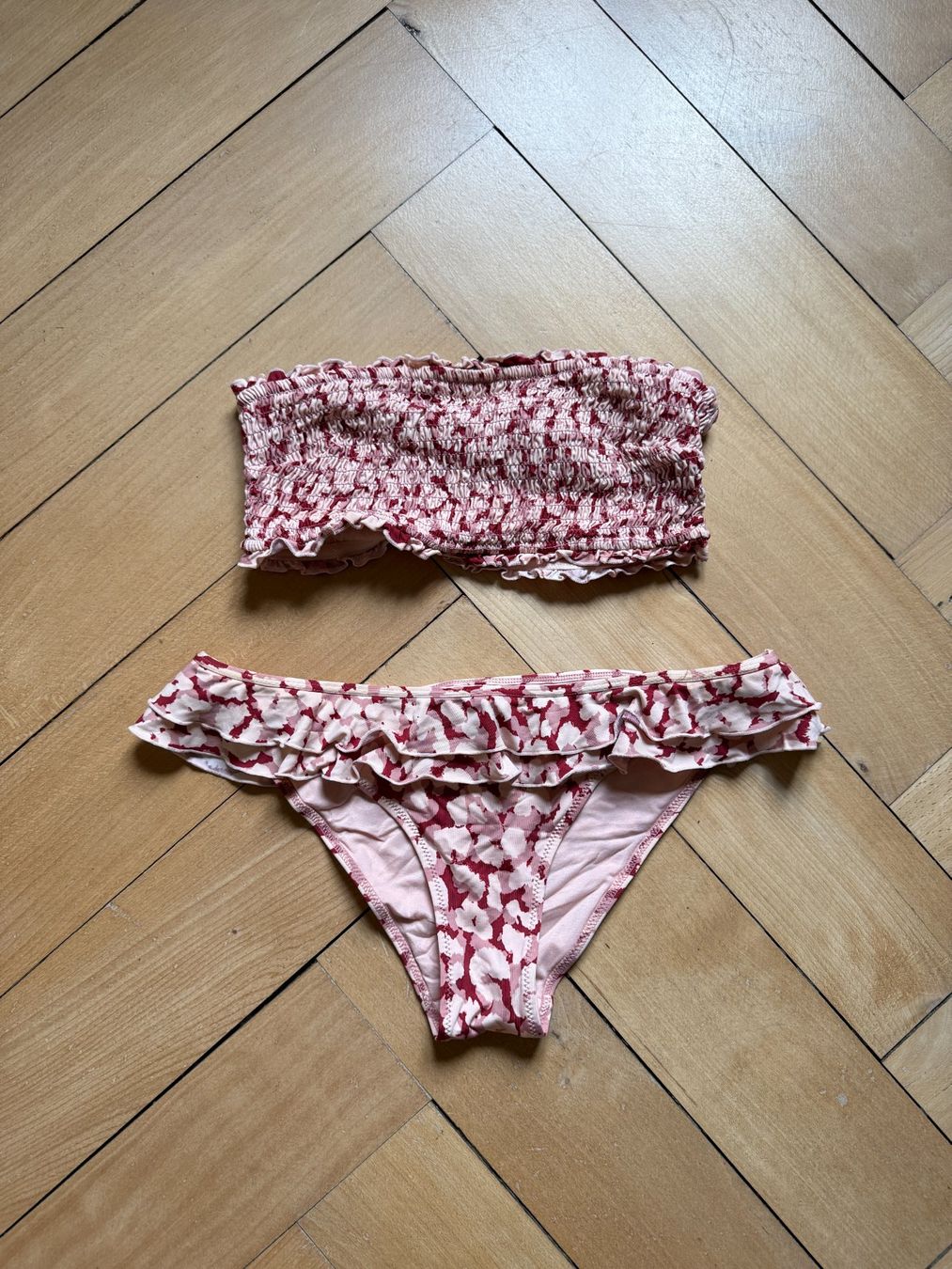H&M Costumi da bagno & Bikini: LOVE STORIES x H&M - Bikini rosa gemustert 40 – Usato da Zürich venduto da Diazaio