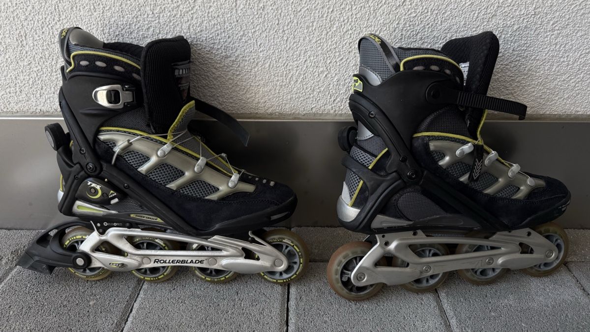 Pattini in linea & Pattini a rotelle: Rollerblades von Rollerblade Grösse 42 – Usato da Udligenswil venduto da Nova15