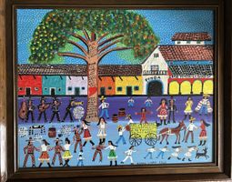 Roman Lopez Naive Kunst Mexiko 1982