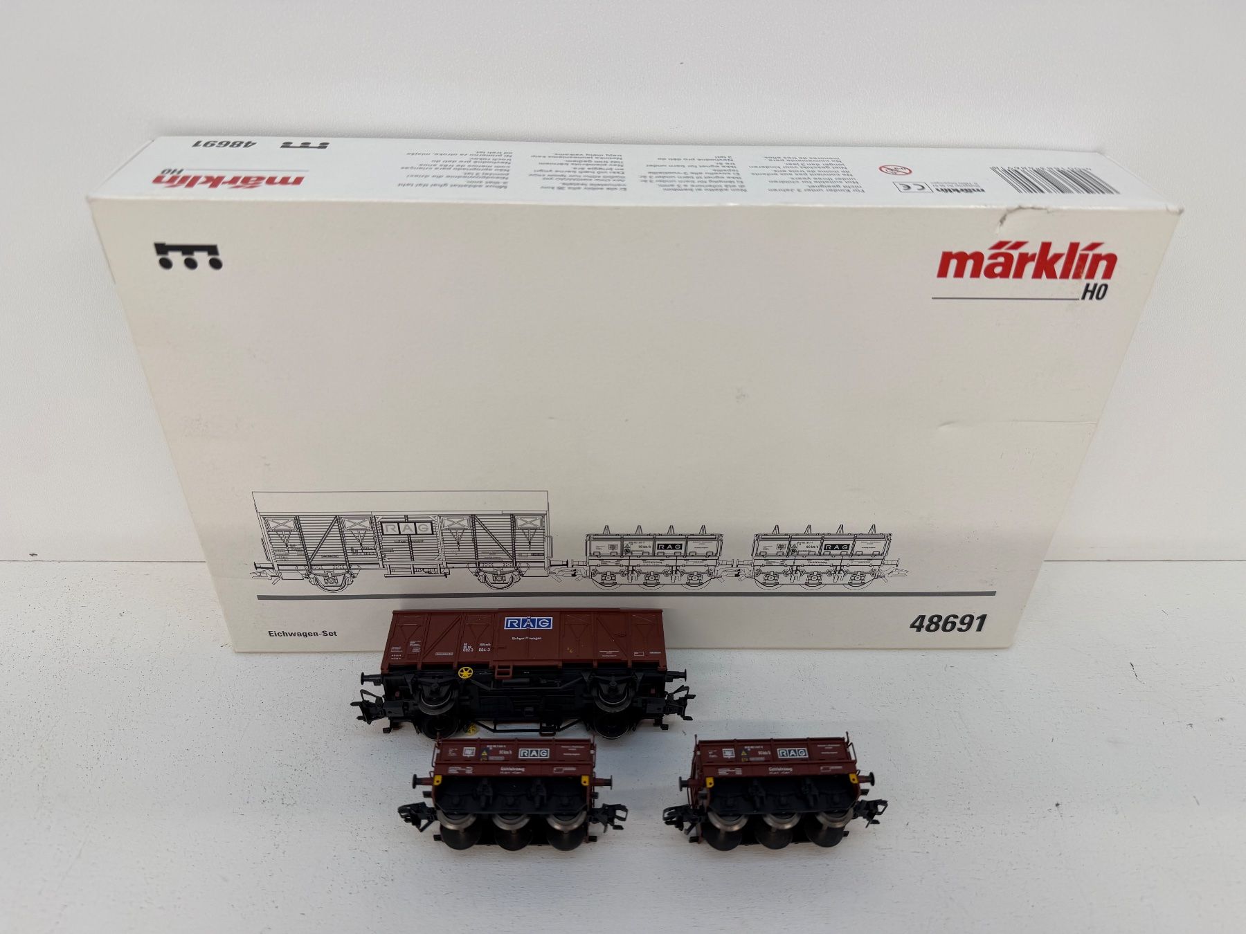 Märklin Modelleisenbahnen: 48691 Märklin Eichwagenset RAG – Gebraucht aus Büsserach von ModellbahnDepot