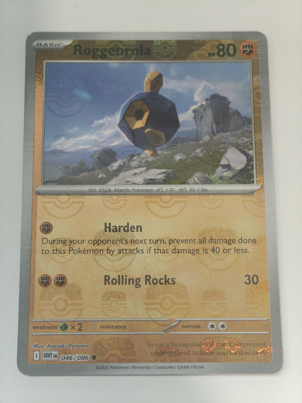 Pokémon Carte collezionabili: Roggenrola Master Ball 046/086 EN – Nuovo (secondo la descrizione) da Therwil venduto da Cordachu_Trade