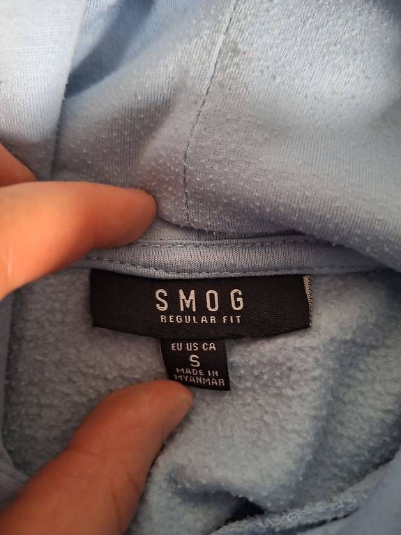 Pullover & Sweatshirts: SMOG light blue hoodie – Gebraucht aus Kriens von Jeremyt05 2