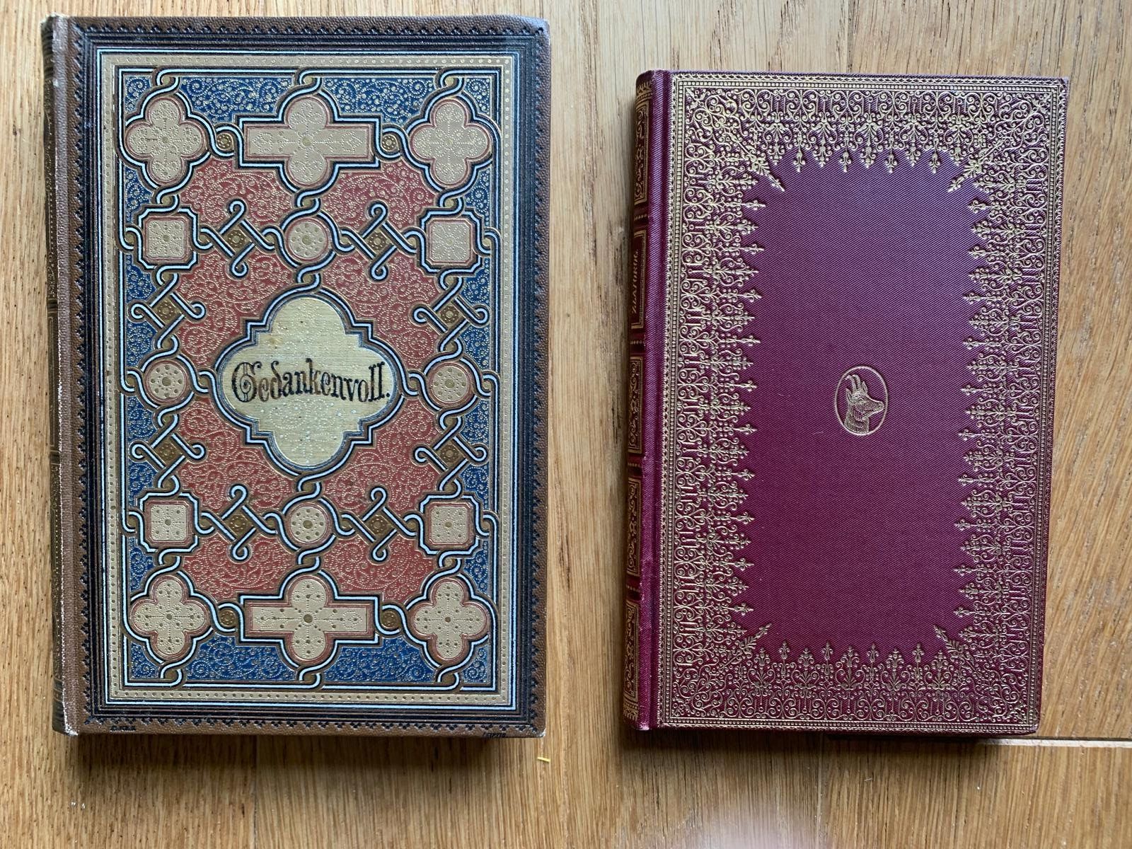 Livres: 2 antike Bücher 1888/1901 – D'occasion à Grossdietwil par fab_8bdy