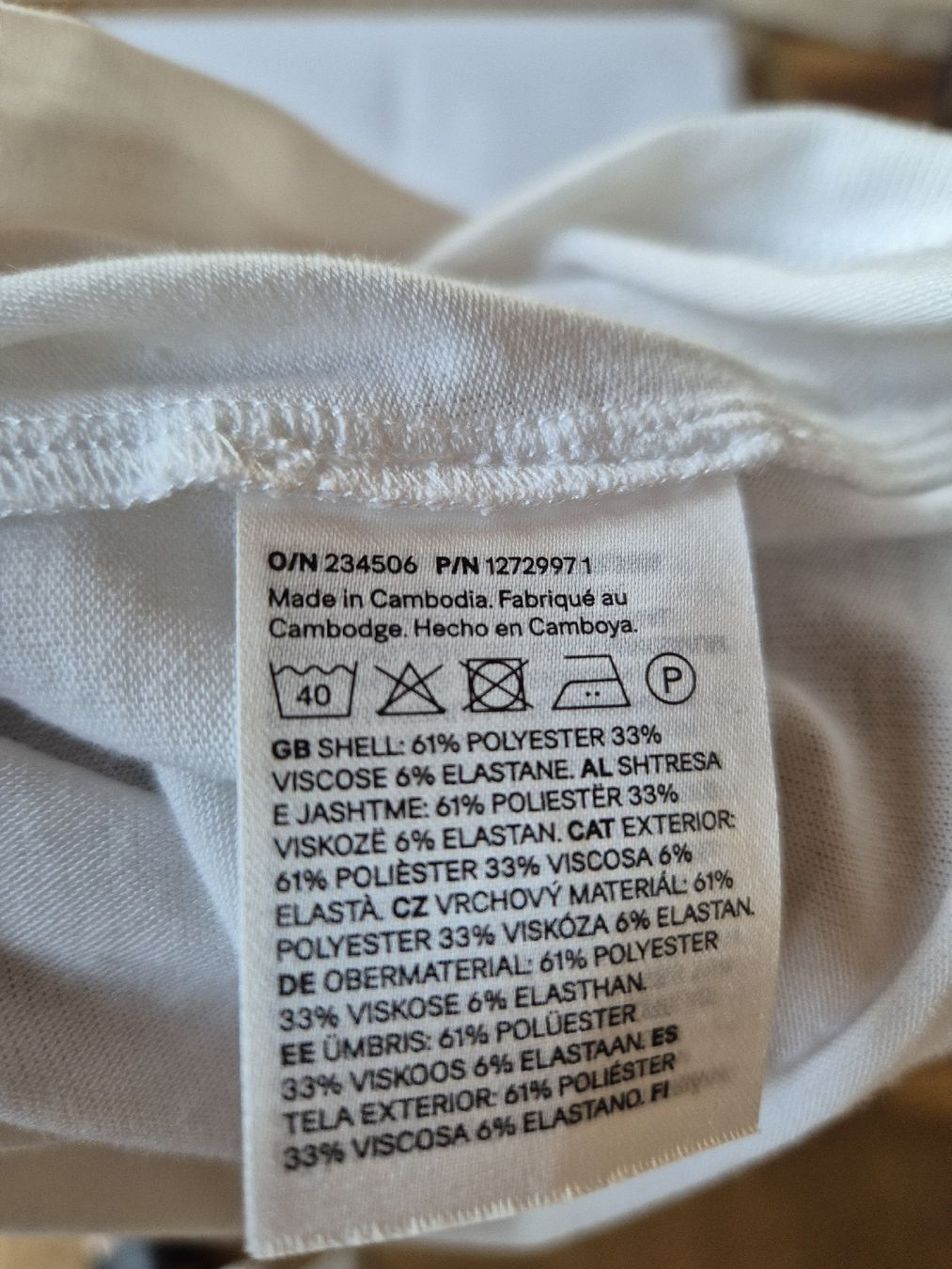 T-shirt: Shirt, Langarm, Grösse M, Weiss – Nuovo (secondo la descrizione) da Opfikon venduto da Annanet 3