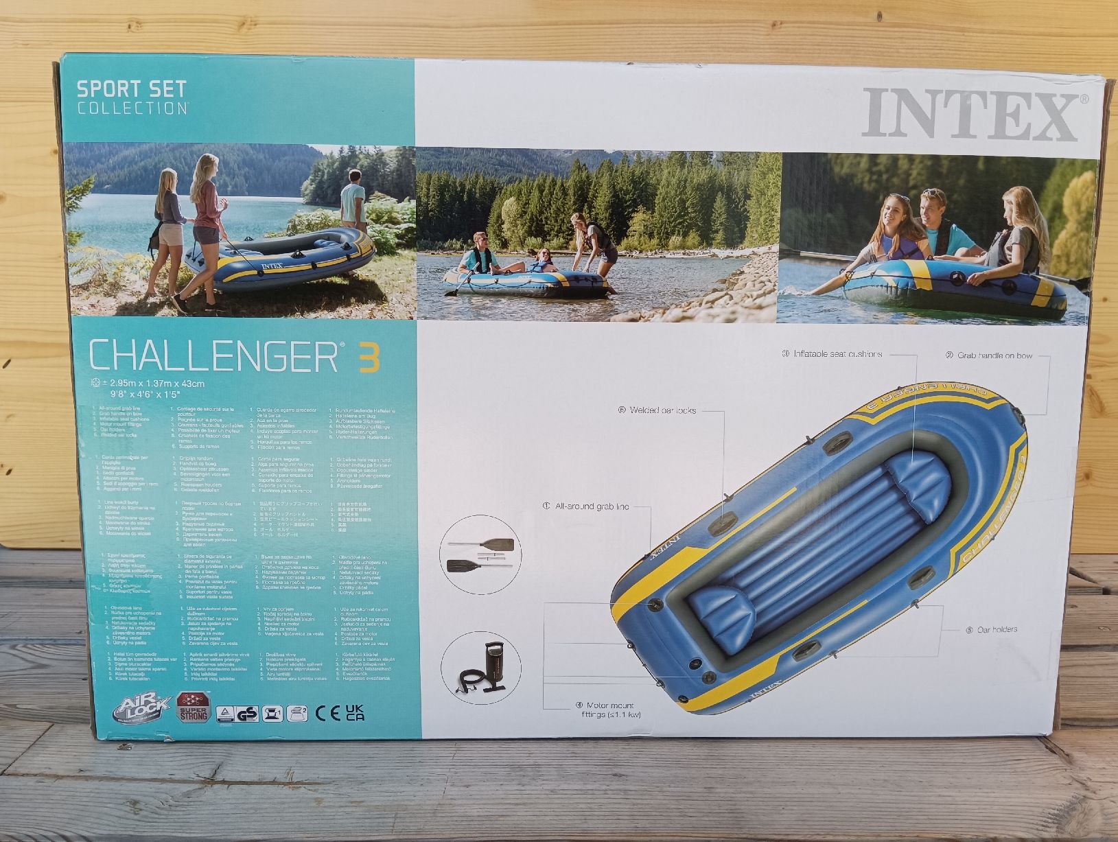 Barche: Neues Schlauchboot Intex Challenger 3 - SET – Nuovo e nell'imballaggio originale da Densbüren venduto da H-76 5