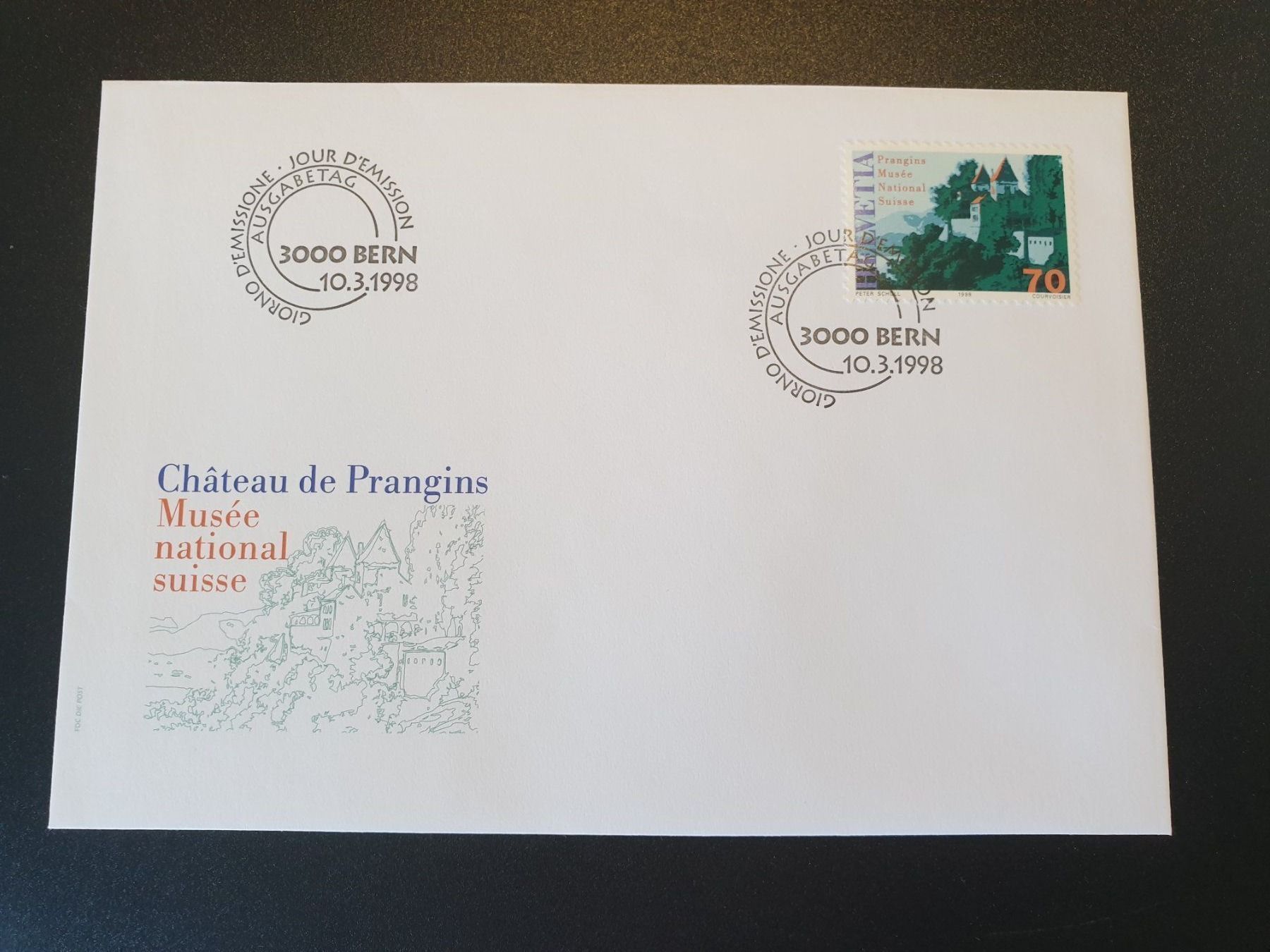 Alle Briefmarken: Ersttagsumschlag 1998 (Prangins) – Neu (gemäss Beschreibung) aus Zumikon von chv_w96q