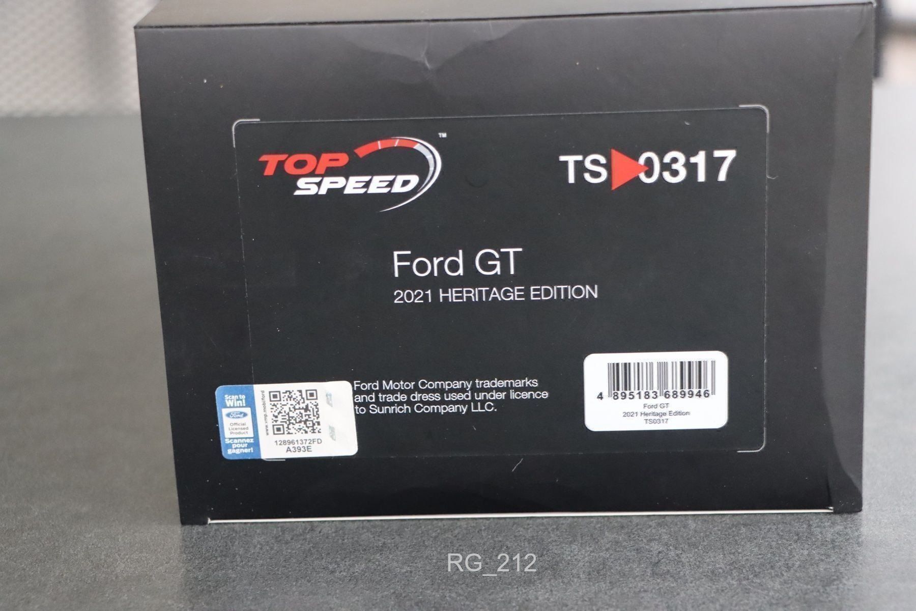 Modellini d'auto: Ford GT Heritage Edition 1:18 – Nuovo e nell'imballaggio originale da Ulisbach venduto da mironebraska 6