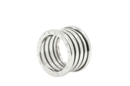 BULGARI B-ZERO 1 Ring 5 Band 18K Weissgold Grösse 52 *S4070