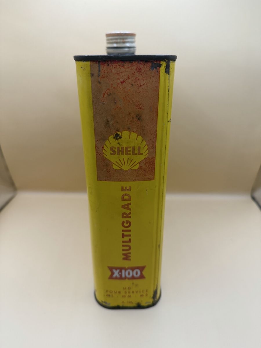Sonstiges Fahrzeugzubehör: Bidon Huile moteur Shell X-100 Multigrade Vintage – Gebraucht aus Genève von sho_67qj 3