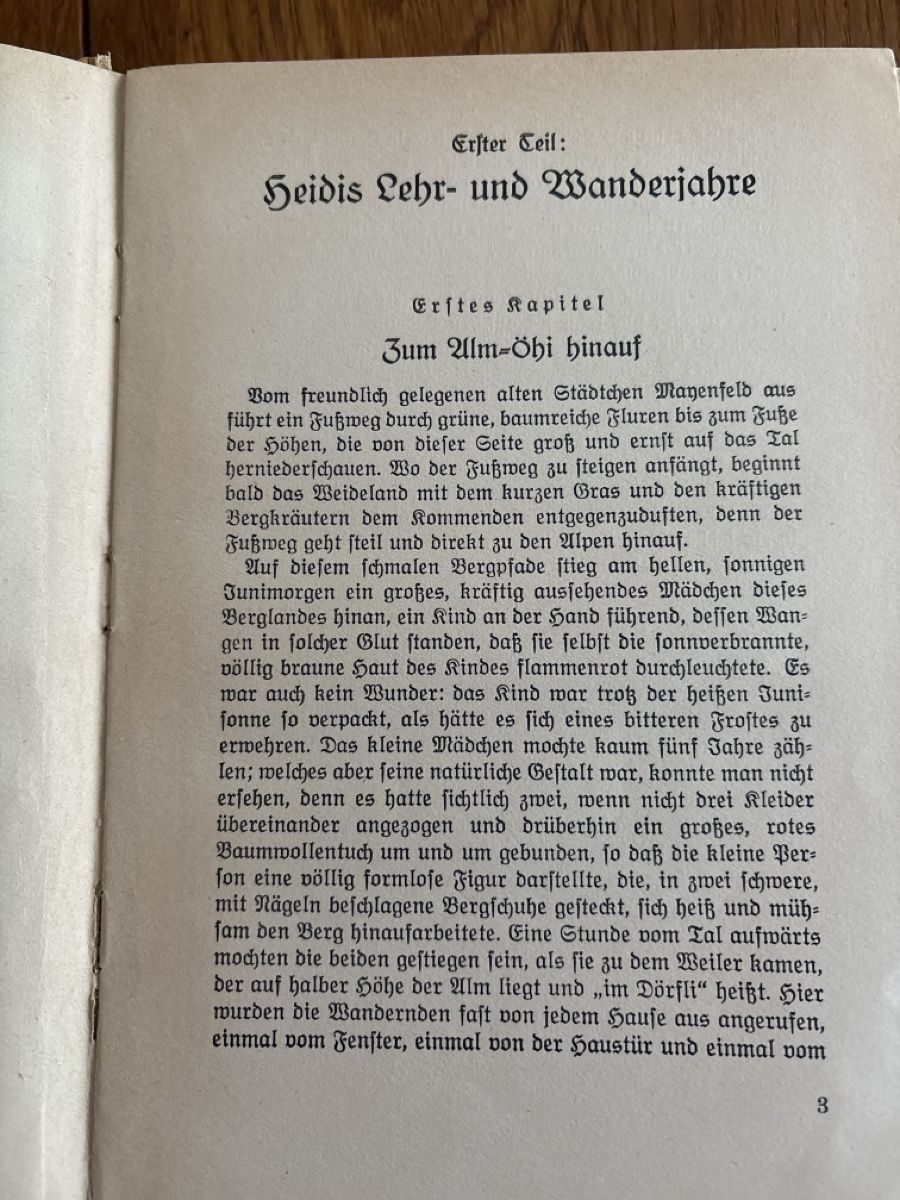 Libri: Buch Heidi Johanna Spyri alt – Usato da Chur venduto da copino 4