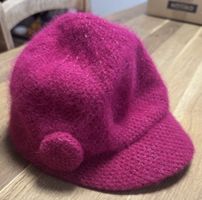 Lili & Poppy Angora blend Wool Pink Hat