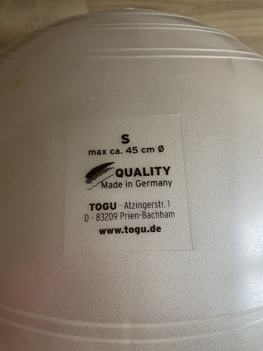 Togu Palloni: Gymnastikball, 45cm Durchmesser – Usato da Zollikon venduto da Ranunkulus 2