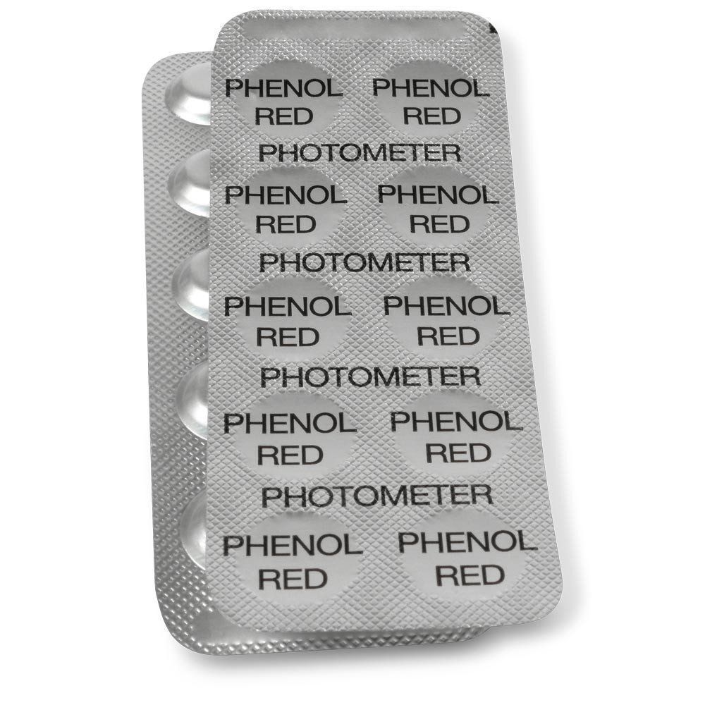 Schwimmbad: 10 Testtabletten Phenol Red, Scuba 2, Scuba 3 etc. – Neu und originalverpackt aus Walenstadt von Marbazu
