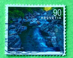 Nr.1860 Schweizer Flusslandschaften GESTEMPELT 2022  ﻿ 