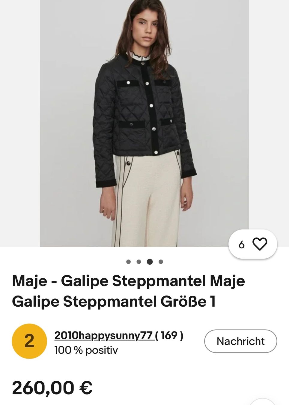 Maje Giacche: Maje Leichte Steppjacke – Nuovo (secondo la descrizione) da Döttingen venduto da dbs_26ls