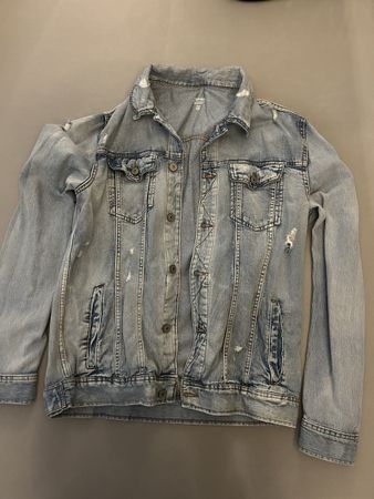 Jeansjacke im Vintage-Stil Blau