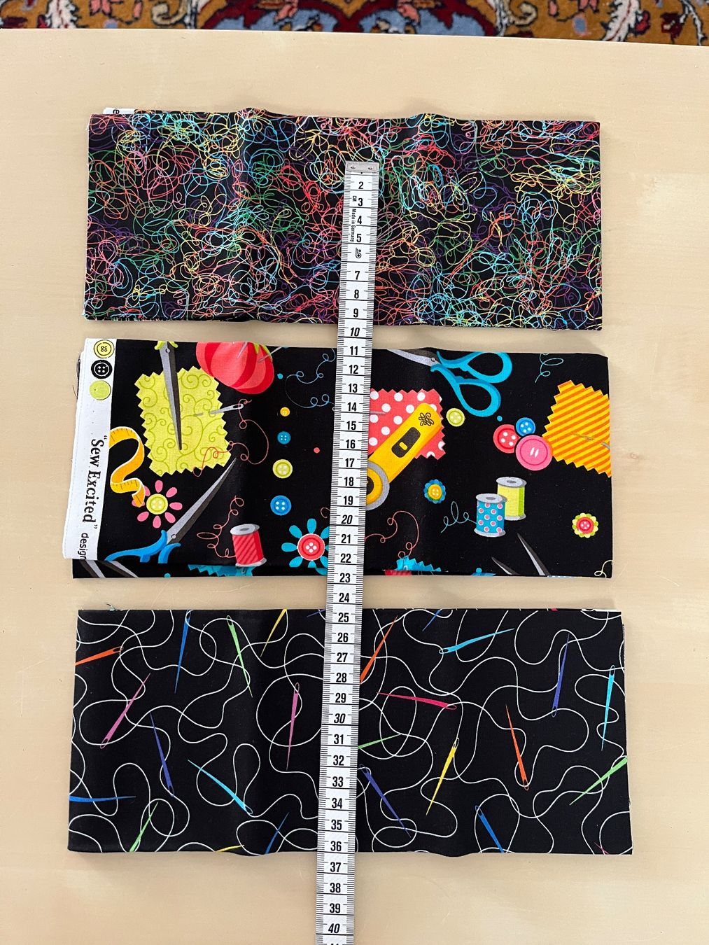 Tessuti: Patchworkstoffe 9FQ, Thema Nähen no.5 – Nuovo (secondo la descrizione) da Seuzach venduto da KreativmitStoff 3